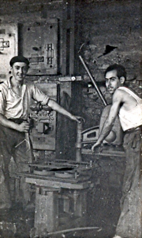 Trabajadores de los talleres Aguinaco

