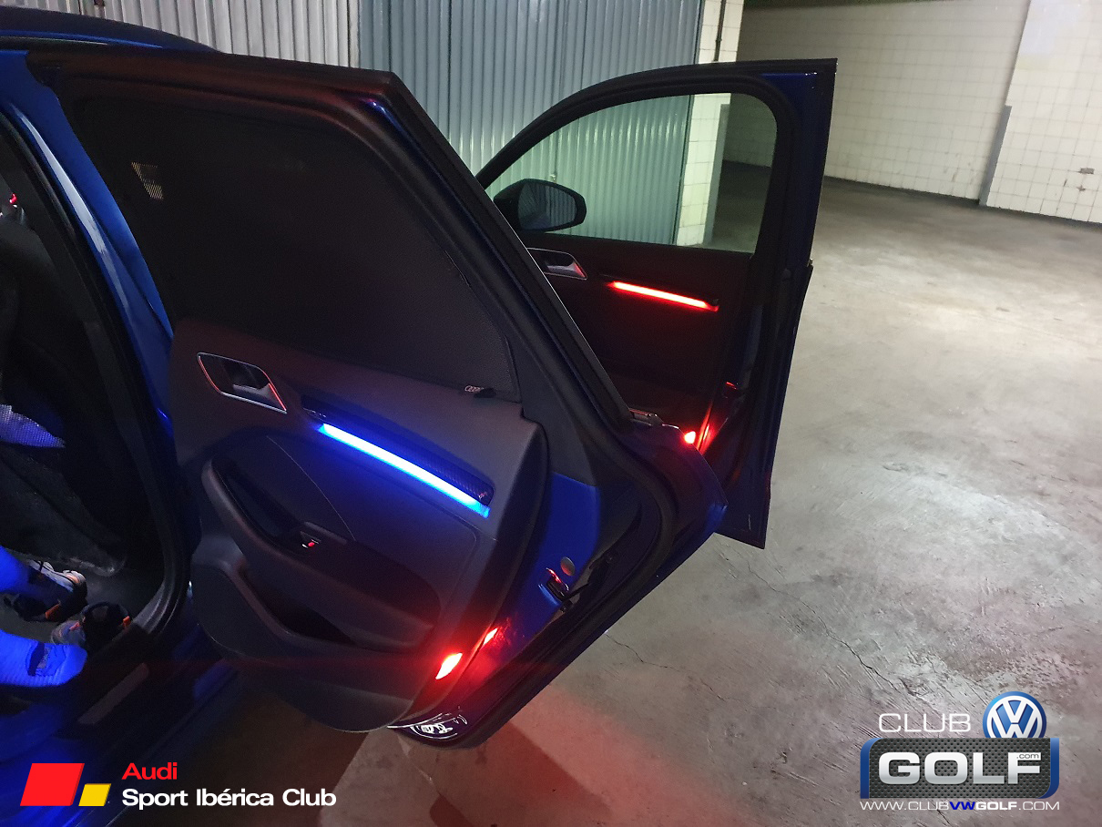 Brico: Instalar tiras led como iluminación ambiental en puertas A3 8V -  Electricidad Audi A3 8V - Audisport Iberica
